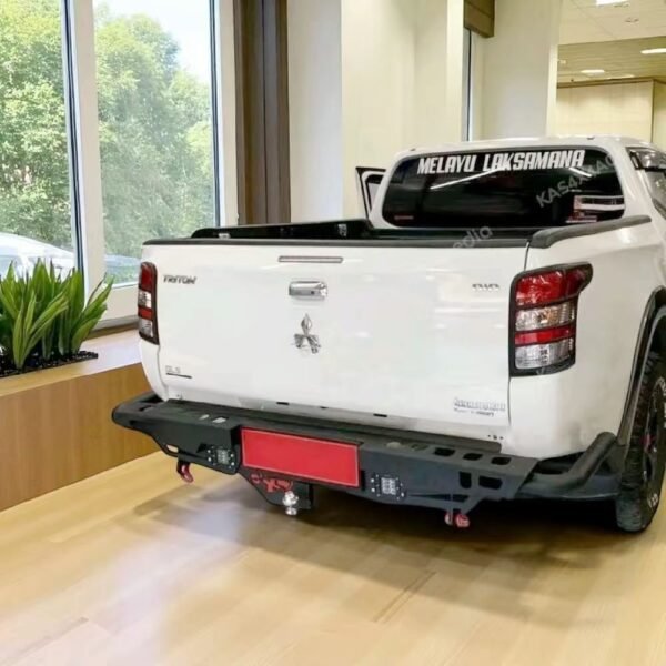 Bumper Bemper Belakang Model Jungle Pipa samping Triton - Gambar 2